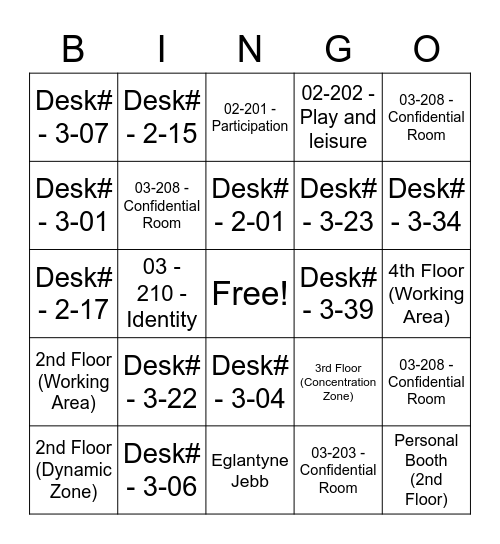 ReddBarna Bingo Card