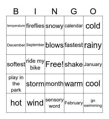 Unit 6 Bingo Card