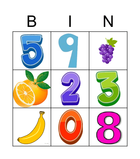 5 palabras al día k-1 Bingo Card