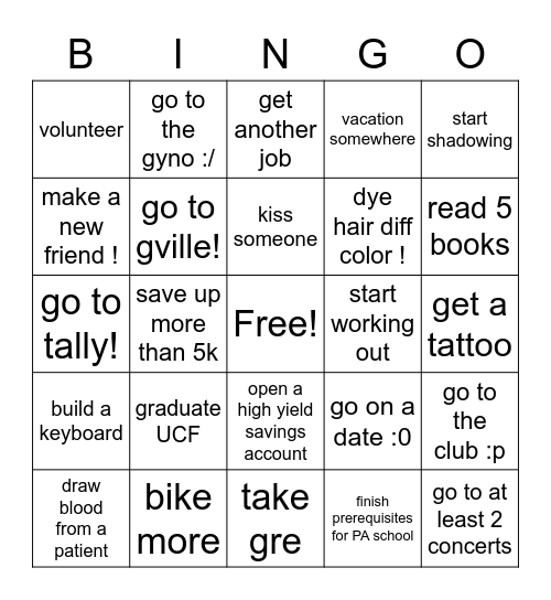 MadHog’s 2023 Bingo Card