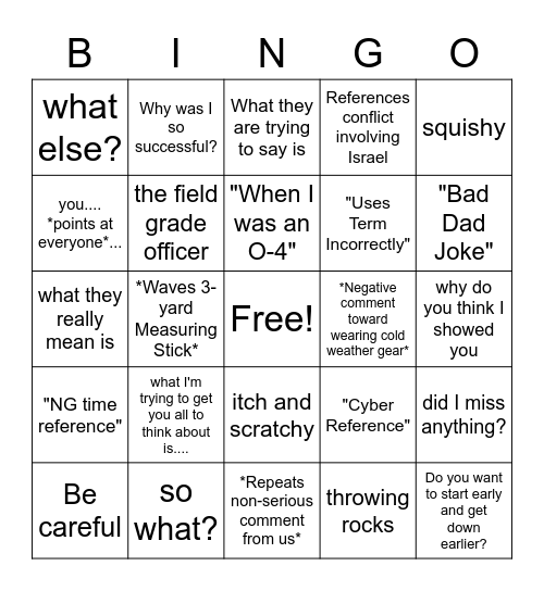 MABARDY 2.0 Bingo Card