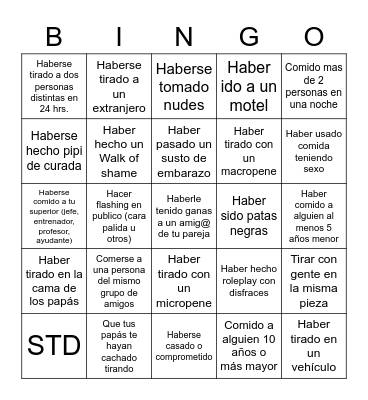 BRIDAL BINGO Card