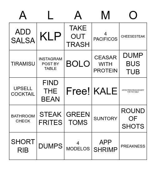 HAPPY NATIONAL BEAN DAY Bingo Card