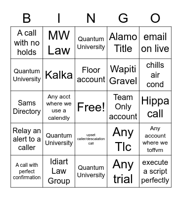 Nobility and Majesty Bingo Card