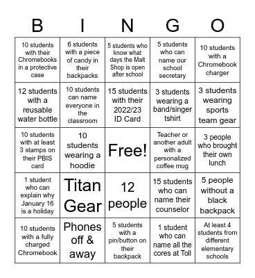 It's 2023! Let's Bingo Card