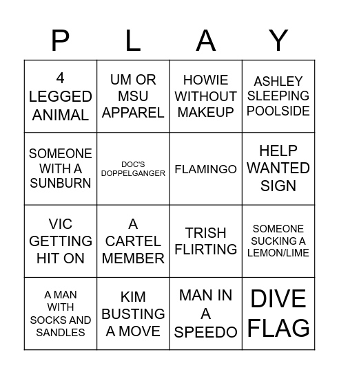 MDC BINGO CANCUN EDITION Bingo Card