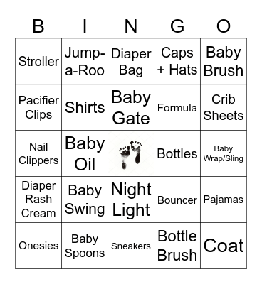 BABY BINGO Card