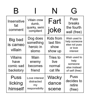 Pusingo Bingo Card