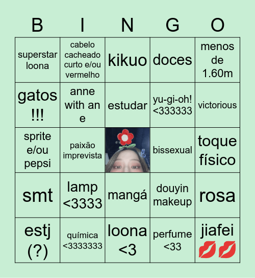 bingo bingo nii! Bingo Card