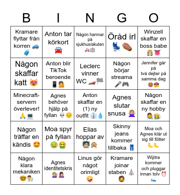 2023 predictions 👀 Bingo Card