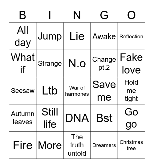 @goodboy_alien95 Bingo Card