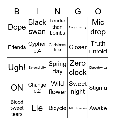 @Nilli200 Bingo Card