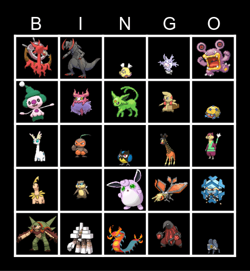 Random Shine 2023 Bingo Card