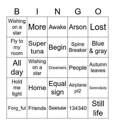 2014_Anushka Bingo Card