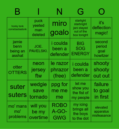 DALLUMPS SPORKS Bingo Card