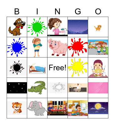 REVIEW VOCABULARY Bingo Card