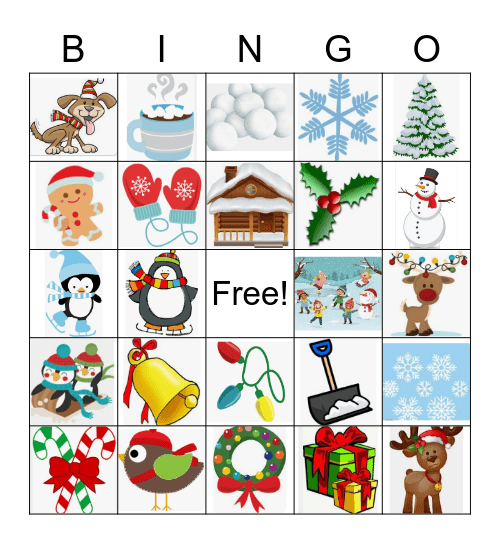 Winter Bingo Card