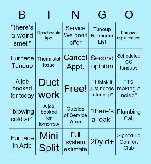 CSR BINGO! Bingo Card