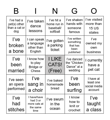 GNHCP 2023 volunteer meeting BINGO Card