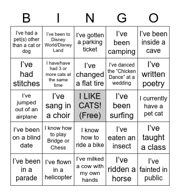 GNHCP 2023 volunteer meeting BINGO Card