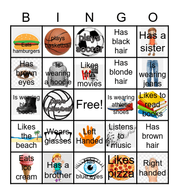 Get to Know You Bingo Card