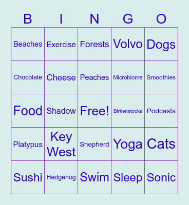 UXR Bingo Card