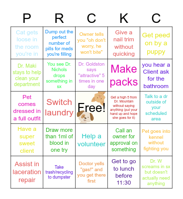 Tech Bingo Card