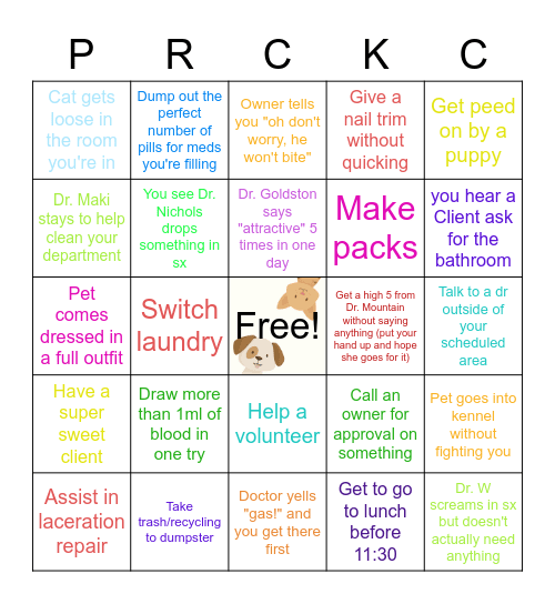 Tech Bingo Card