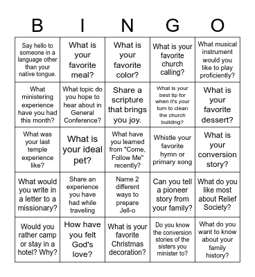 Stake Women's Conference Bingo Card