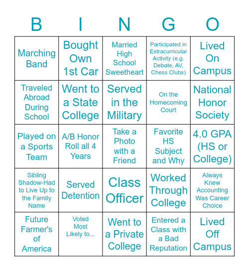 2023 PBM Tax Homecoming Bingo Card