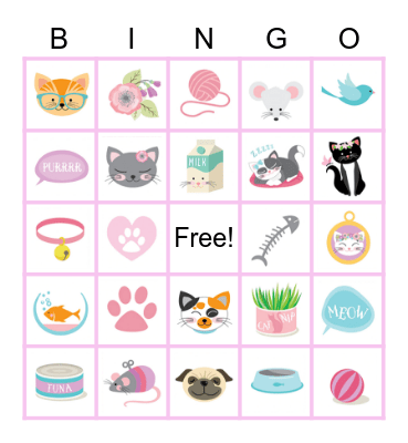 Kitty Bingo Card