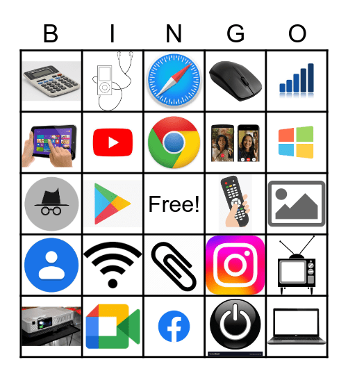IConnect Technology Bingo Card