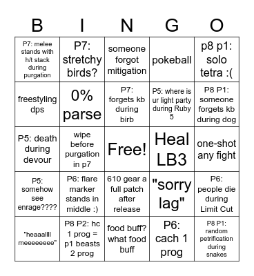 abyssos is fun :) Bingo Card