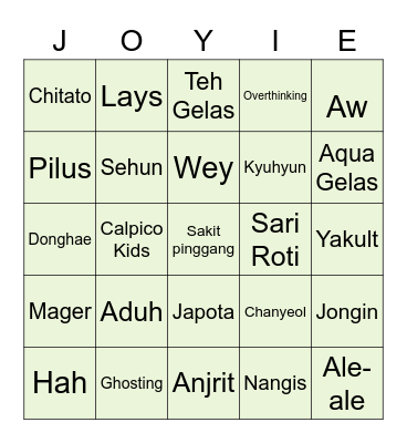 With RedTapeSeason Bingo Card