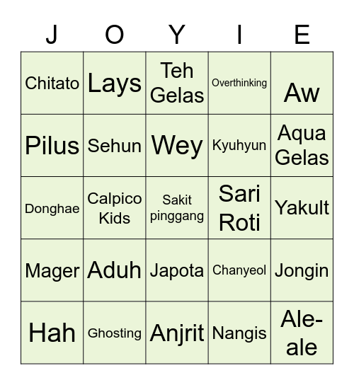 With RedTapeSeason Bingo Card