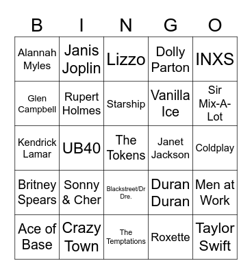 Flamingo Bingo (47) Bingo Card
