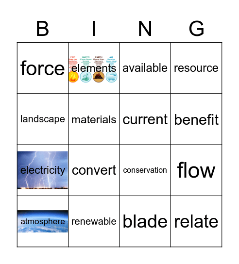 GR4 Unit4 Parts 1&2 REACH Bingo Card