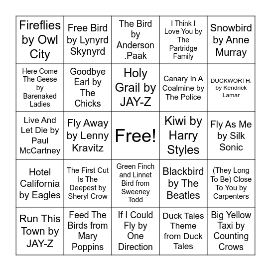 music-bin-goose-bingo-card