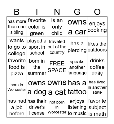 Mental Toughness 2016 Bingo Card