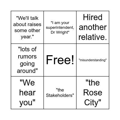 Dr Wright Bingo Card Bingo Card