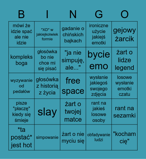 Pola Daily Bingo Card