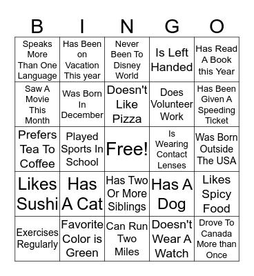 XenoPsi December Team Meeting Bingo Card