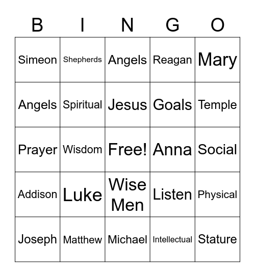 Seminary Friday Bingo! Bingo Card