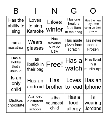 Tea Rose Meet Bingo Card