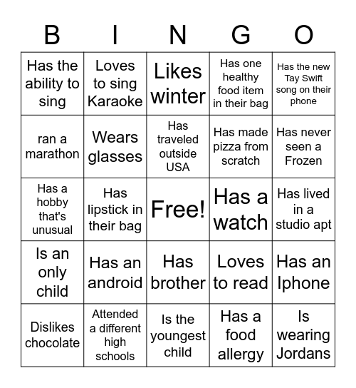 Tea Rose Meet Bingo Card