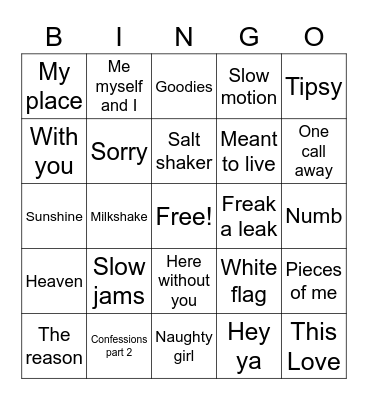 B41 Bingo Card