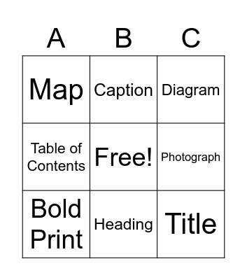 Non-Fiction Bingo Card