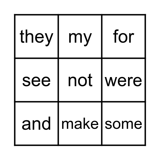 Times have changed Bingo Card