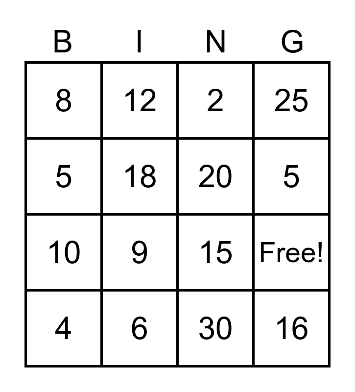 multiplication-facts-1-6-bingo-card