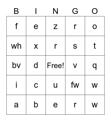 E-COM Bingo Card